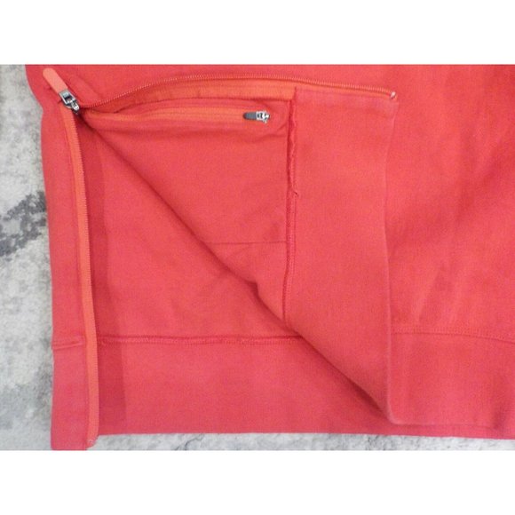 Apple Store Employee Embroidered Logo 1/4 Zip Pullover Sweatshirt Red - Picture 4 of 5